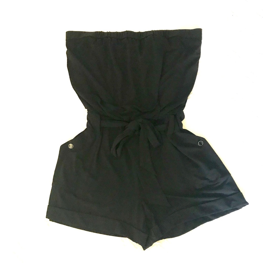 NWOT White House Black Market Strapless Romper